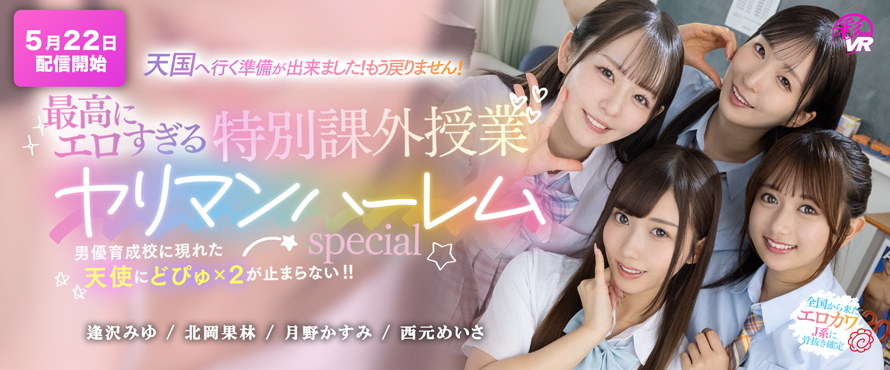 最高にエロすぎる特別課外授業　ヤリマンハーレムspecial　逢沢みゆ　北岡果林　月野かすみ　西元めいさ　